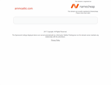 Tablet Screenshot of ammoattic.com